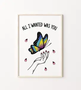 Paramore 'All I Wanted Lyric Inspired Artistic Decor
