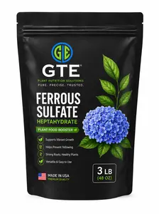 Ferrous Sulfate Iron Sulfate Water Soluble Powder 20% Iron 3 Pounds