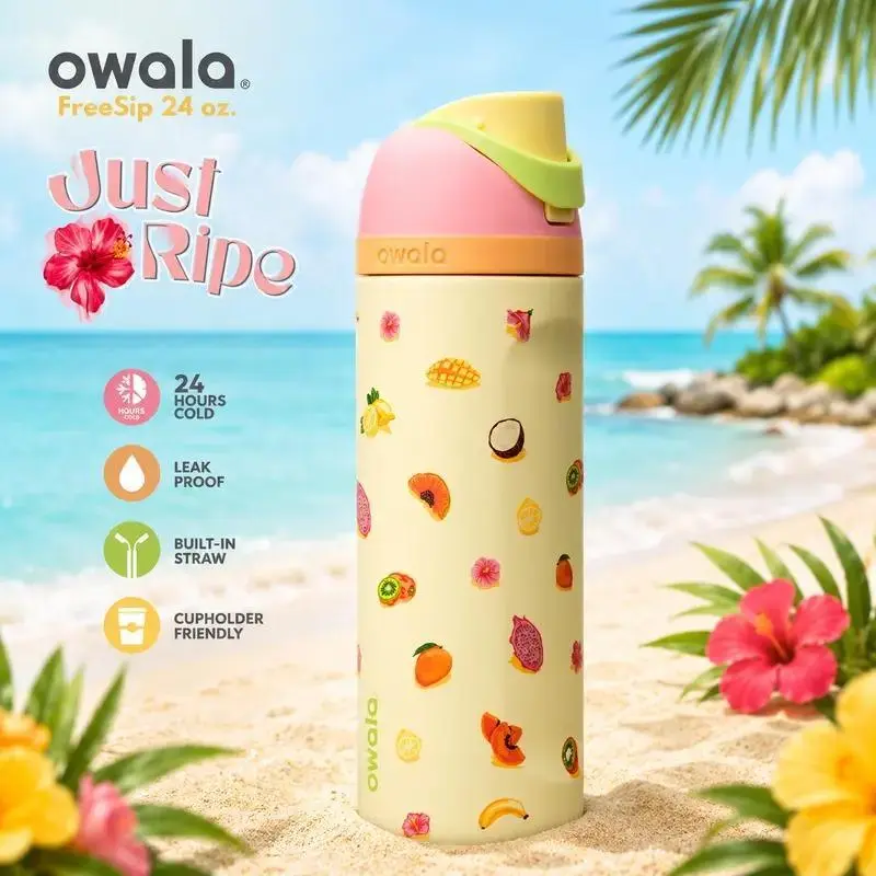 Birthday Bash | Owala Special Edition Bottles Just Ripe 24oz Special Edition Water Bottle- Drinkware Cup
