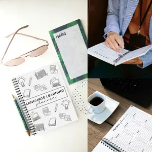 Learn New Language Vocabulary Notebook, Durable Note-Taking Journal, Ideal for Learning Languages & Organizing Notes, Perfect Gift for Students