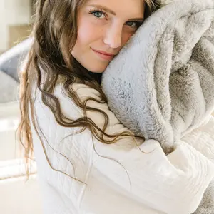 Ash Gray | Posh Collection | Minky Blanket