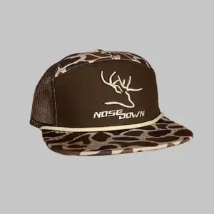 Nose Down Youth -3D Puff Duck Camo 7 Panel - Youth