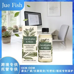 Eucalyptus Moss Scented Essential Oil - Fresh Woody Fragrance, Subtle and Elegant Air Freshener for Home