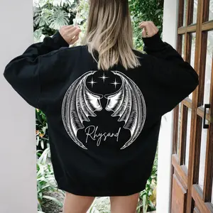 Rhysand ACOTAR Sweatshirt, Velaris Sweatshirt, Rhysand Shirt, Feyre and Rhysand Back Design Tee, Smut Shirt, Illyrian Bat Boy Sweater