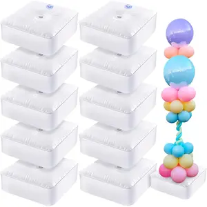 Balloon Arch Stands Base, Heavy Weight Water Bag for Balloon Column Stand and Balloons Arch Set, 4 Pcs Water Fillable Base for Party Wedding Graduation Birthday Decor