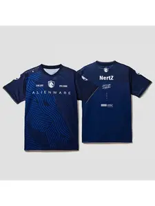 Team Liquid CS2 Jersey CSGO Esports Team Training Uniform Big Twistzz T-shirt Suitable for Both Men and Women Loose Sports Top
