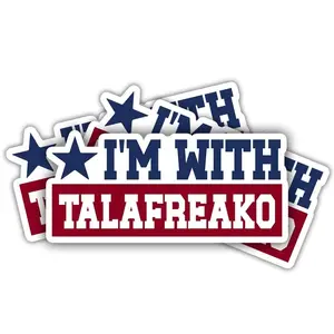 I'm with Talafreako James Talarico 2026 Senate Waterproof Vinyl Sticker Texas Political Activist Decal for Bottle Car 1HU
