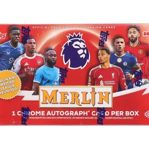 2025/26 Topps Merlin Premier League EPL Soccer Hobby Box