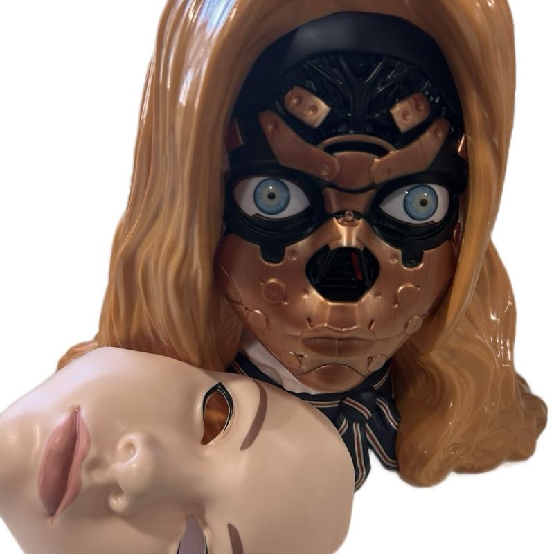 Megan 2.0 popcorn bucket w removal face