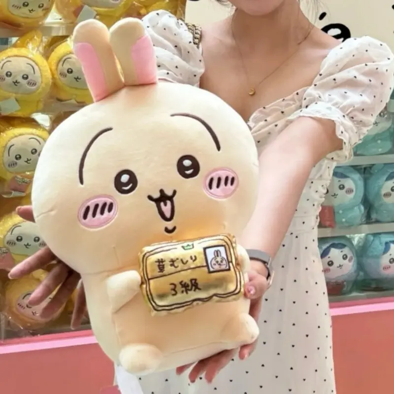 30cm/11.8in Usagi Weeding Certificate Series Hachiware Camera Stuffed Animal, Large Chiikawa Plush Toy, Sofa Pillow, Bedroom Ornament Gift