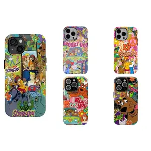 Scooby Doo 90s Cartoon Nostalgic Animation Mystery Solving Dog Fan Merch Edgy Pop Culture Aesthetic Ideal Unisex Fan Gift Polycarbonate Protective Hard Cover For Apple iPhone 17 Pro Max 16 15 14 13 12 11 Plus.