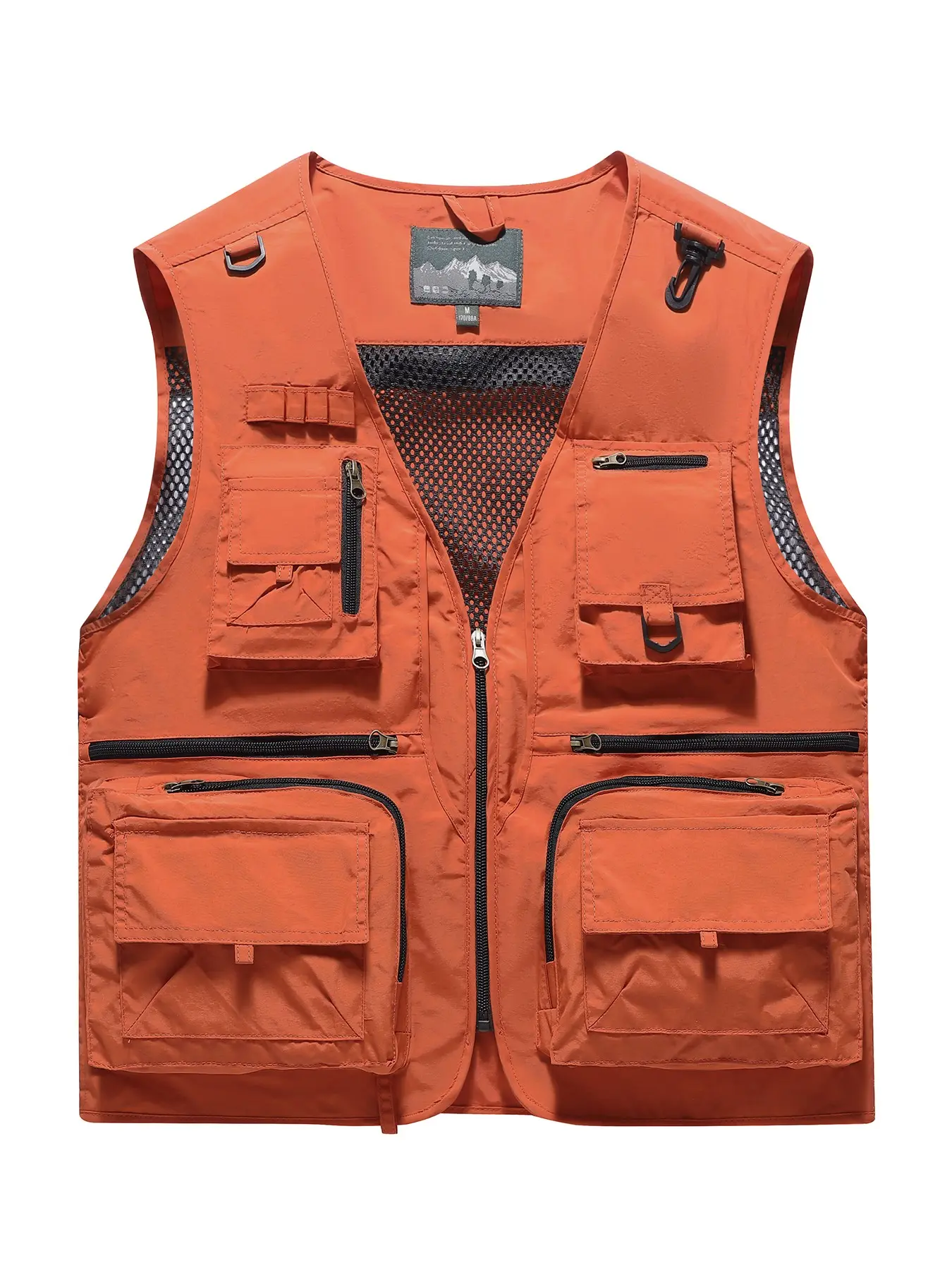 Multicolor Mesh Casual Work Gilet Vest with Multiple Pockets, Breathable Portable Design, Outdoor Enthusiasts, Photographers, Fishing Lovers