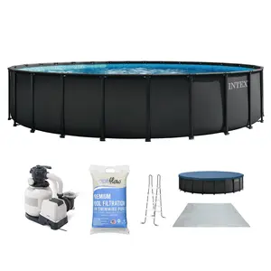 Intex Ultra XTR Frame 26'x52" Above Ground Pool and OptiFlow Premium Filter Sand