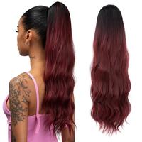 Wine Red with Dark Root