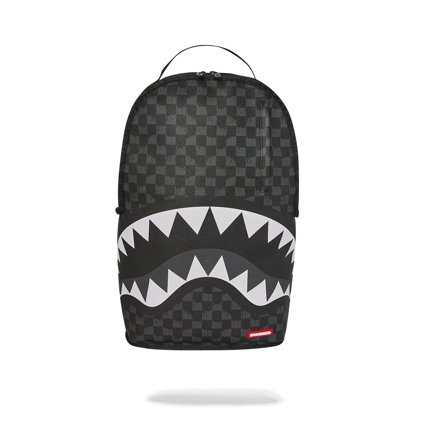 REVERSE MODE - PURPLE VELOUR TO BLACK CHECK BACKPACK REVERSE MODE - PURPLE VELOUR TO BLACK CHECK BACKPACK