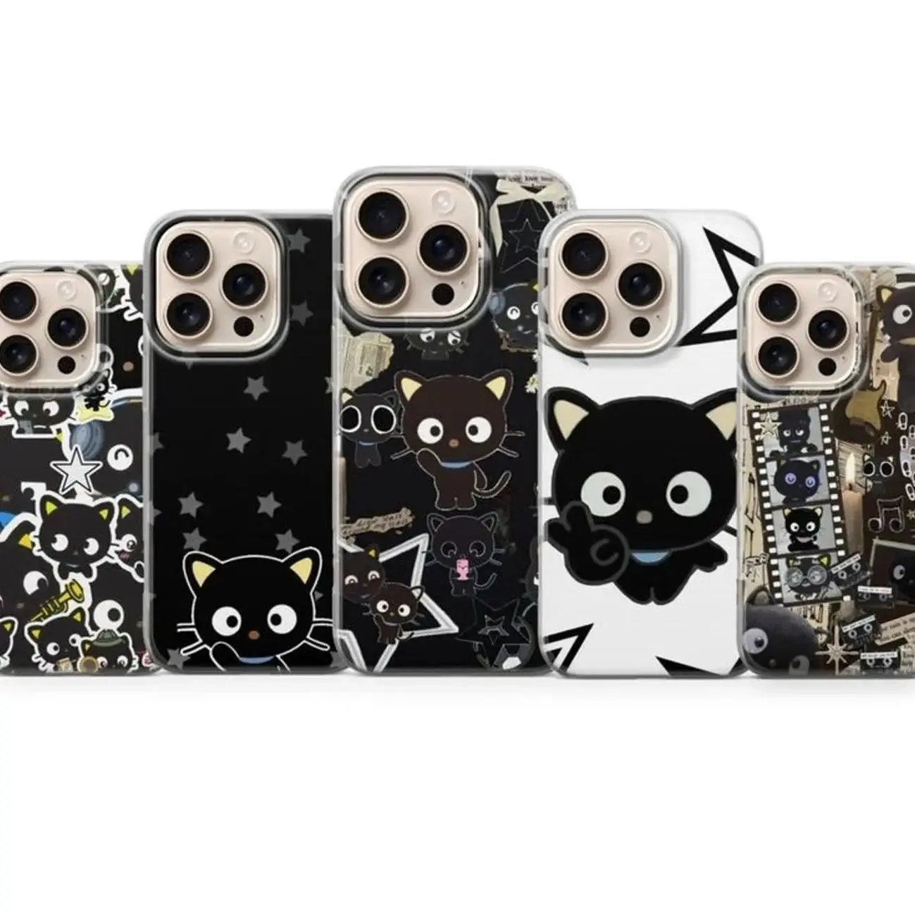 Sanrio Chococat Cute Character Wireless Cellphone Casing - Shock Protection, Precise Button Cutouts - Compatible with iPhone X,11,12,13,14,15,16,17 & Samsung Devices