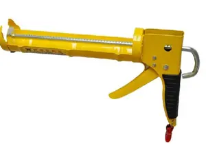 225mm Tooth Form Caulking Gun, Caulk Gun No Drip, Hand Caulking Guns Magnetic Hex