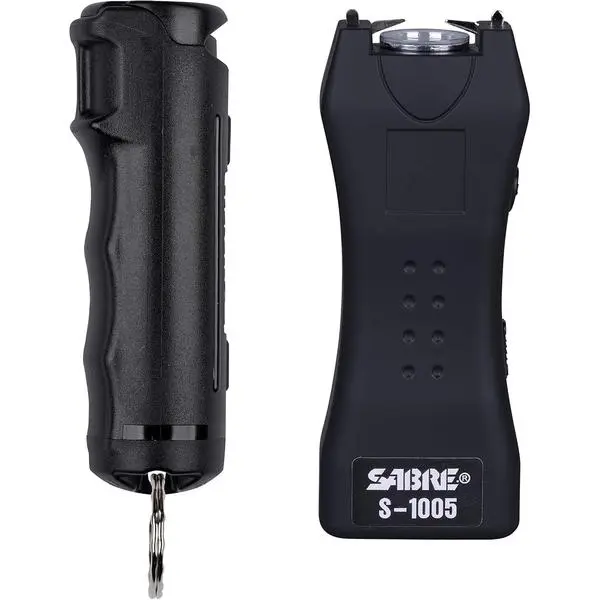 SABRE Compact Rechargeable Standard Torch - Black, Home Improvement Portable Lighting Device