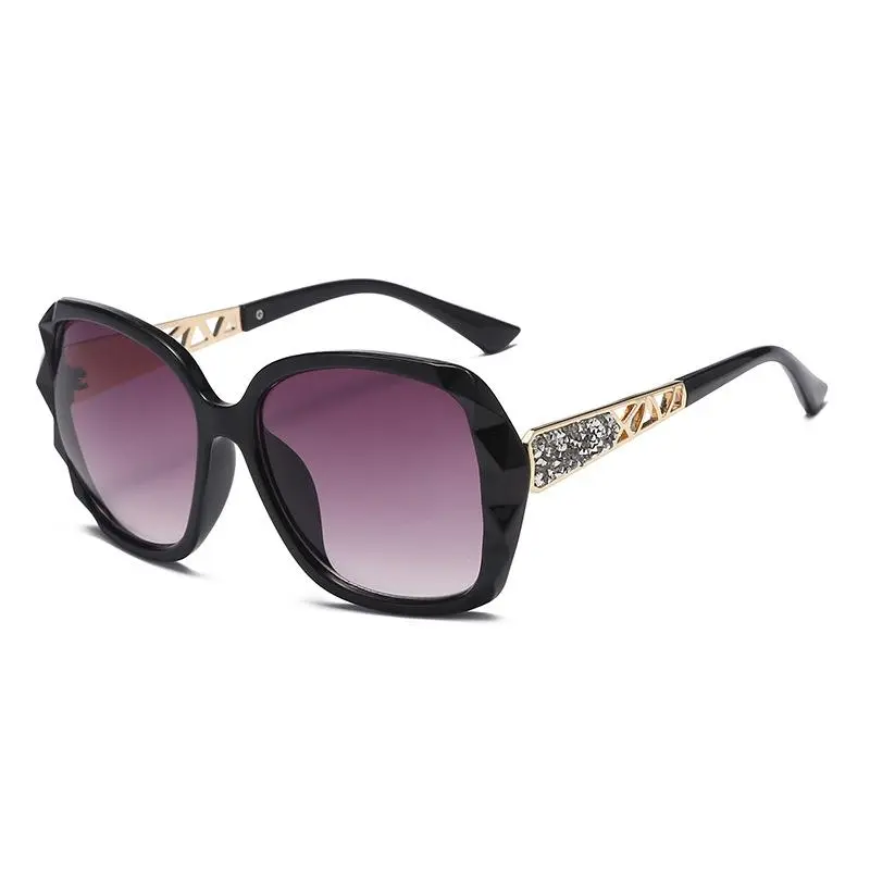 Y2K Square Ellipse Elore Sunglasses Trendy Sunglasses UV400 Sun glasses UV Blocking Men Women Classic Trendy Sparkling Composite Shiny Frame