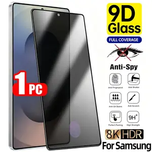 Samsung Galaxy S24 Privacy Tempered Glass Screen Protector, 28° Anti-Spy, 1-Pack HD Clear Anti-Glare Anti-Scratch Film, Bubble-Free Installation, Compatible with Ultrasonic Fingerprint Sensor outdoorfun Kit outdoorfun