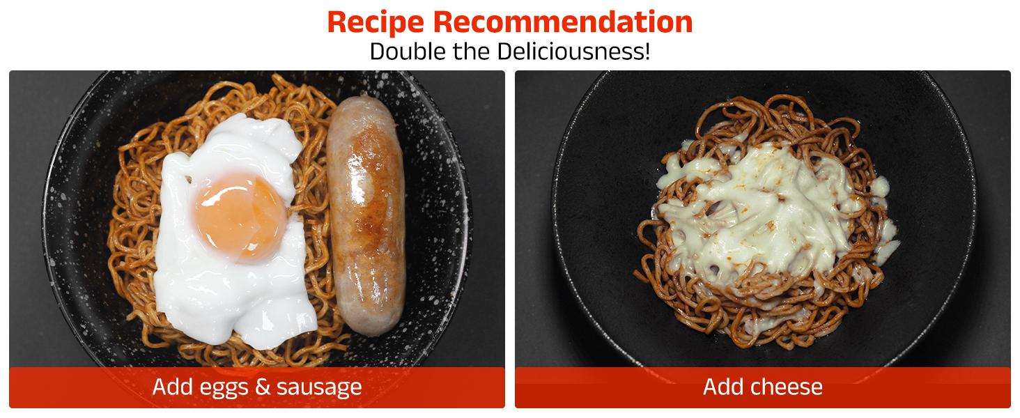 Healspot Upgraded High Protein Dry Tossed Ramen—31g Plant-Based Protein, Low Fat, Low Carb, Keto Friendly, Plant Based, Non GMO—Flavor Options: Spicy Buldak, Hot Pot or Sesame Sauce