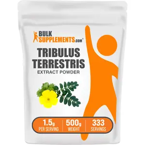 BulkSupplements - Tribulus Terrestris Extract Powder - Antioxidant - Anti-Inflammatory - 500g - 1.5g per Serving