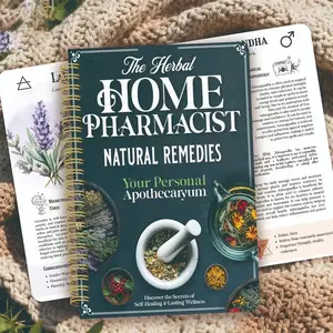 Herbal Home Pharmacist Natural Remedies Book Personal Apothecary Self Healing Wellness Guide Holistic Health