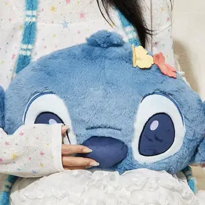 Disney Stitch Cute & Funny Plush Pillow Toy – Soft & Adorable Huggable Cushion Fluffy 3D Design for Home Sofa Decor Ideal Cozy Holiday Winter Gift Idea for Fans Kids Girls Collectors Valentine Gift for Girlfriends