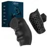 VAGUYGY Unisex Fingerless Rubber Workout Grips - Gym Accessories for Bodybuilding Deadlifts, Anatomical Shape, Anti-Slip Enhance Friction, Durable Flexible Palm Fit, Quick-Release Easy-Remove, Hand Protection, Less Fatigue