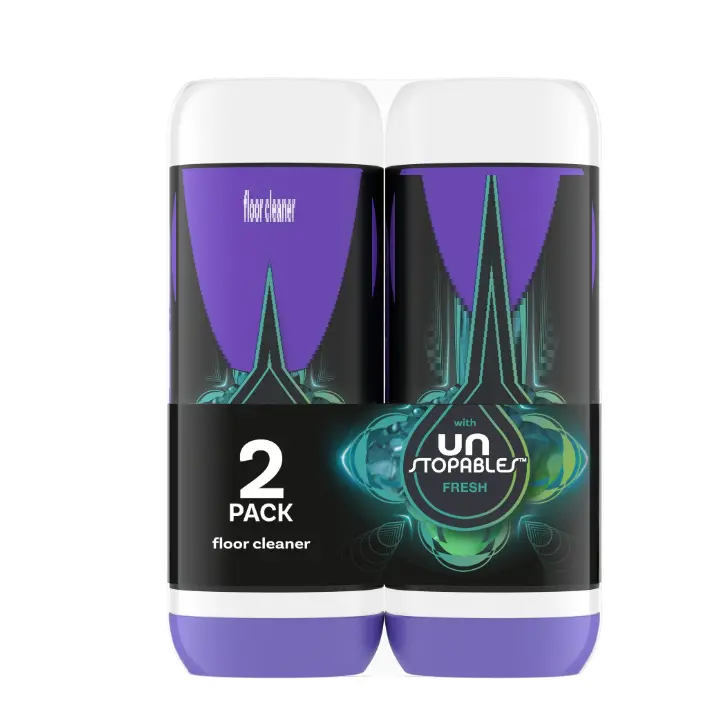 Mop Floor Cleaner Solution with Unstopables Fresh Scent, 25.3 fl oz, 2 Pack