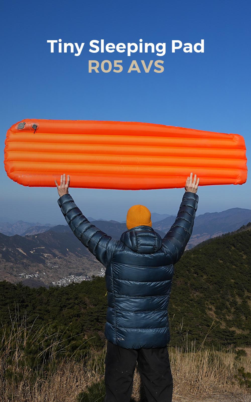 FLEXTAIL Tiny Sleeping Pad R05 AVS- 5.6 R-Value Lightweight Automatic Inflation Pad
