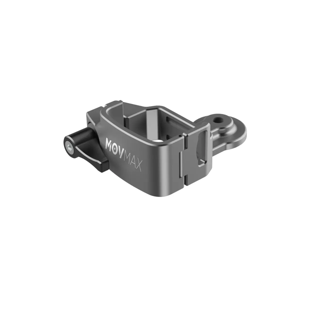 MOVMAX Aluminum Alloy Blade Arm Hoop Connector Camera Mount - Metal Base Accessory for DJI Osmo Pocket 3 Vlogging Action Camera (Gray)