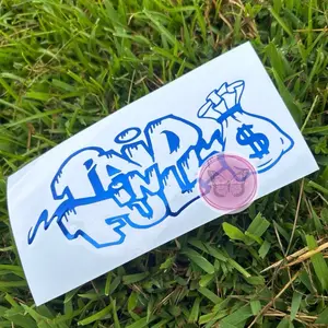 Paid In Full Decal | Moneybag Decal | Truck Decal | Car Decal | Trending Decal