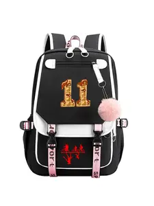 School Backpack for Men Women Lightweight Build with Laptop Compartment Laptop Compatible Stranger Things Design Theme Teenagers Kids Stylish Casual Daypack Travel Bag Versatile Usage