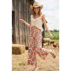 Luv Luv Rose Denim Pants