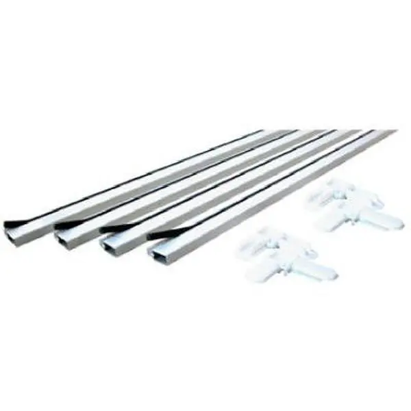PRIME-LINE PL 7814 Make-to-Fit Square Screen Kit, 60x60 in., Includes White Frame, Spline, and 4 Frame Corners, Includes Spline, 60 X 60 In., Square Shape, Screen Frames, Smooth Spline