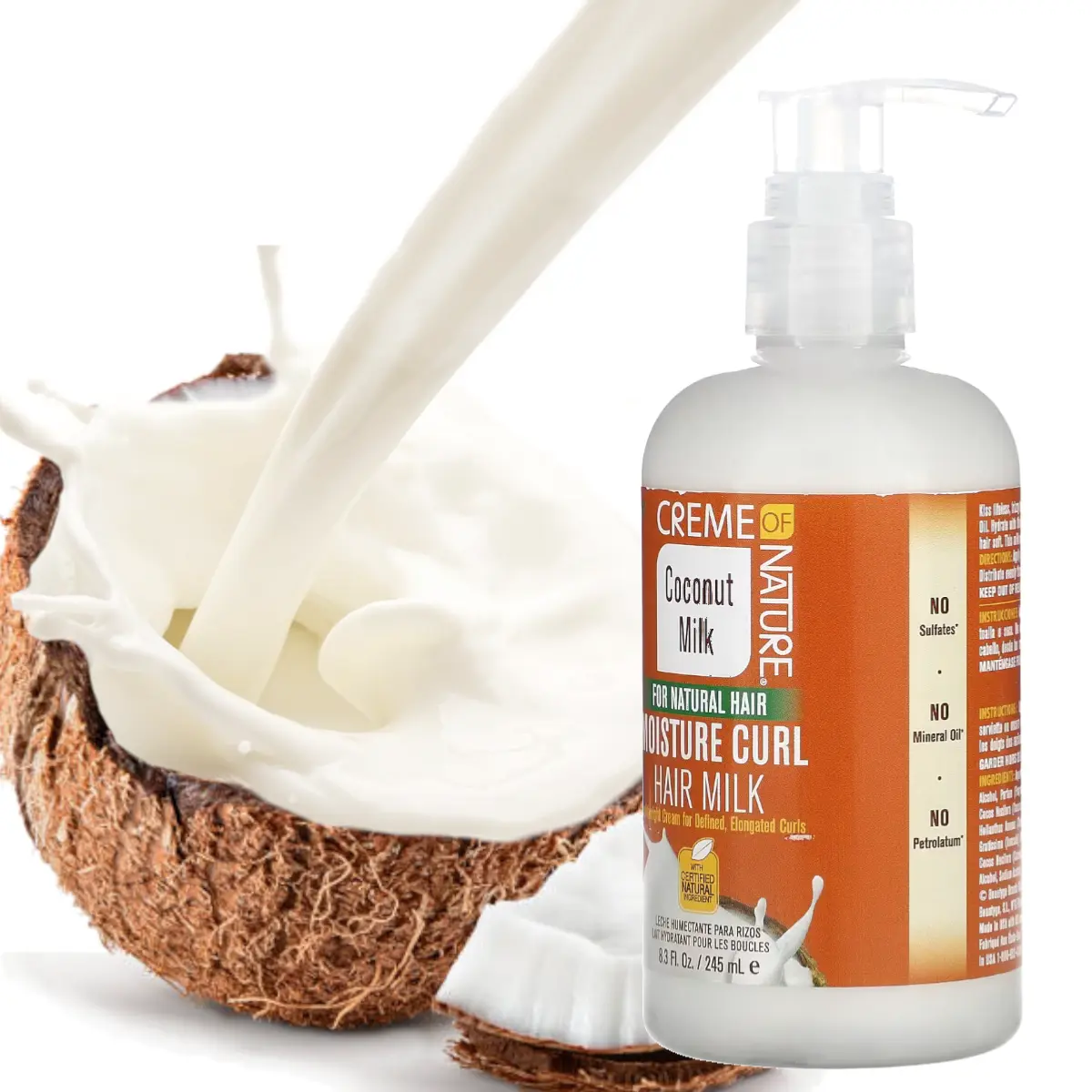 Creme of Nature Coconut Milk Moisture Curl Hair Milk for Natural Hair