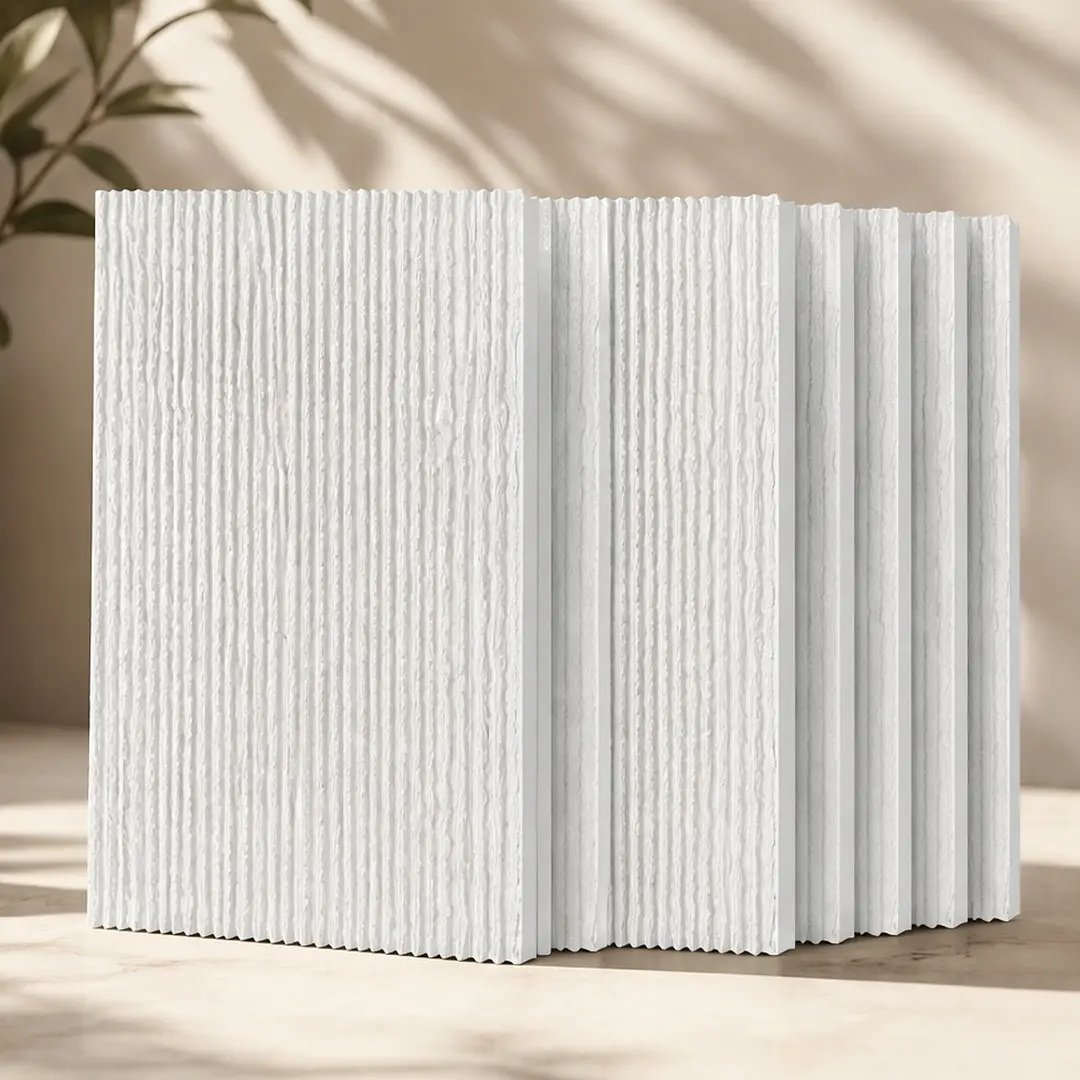 12-Pack 3D Faux Stone Wall Panels PU Wainscoting for Interior Wall Decor, 47.24x23.62in White Marble, Flame-Resistant Lightweight Waterproof, for TV Wall Living Room Office Bedroom Accent Wall, White Marble Color Options, PU Material