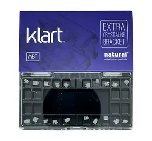Ceramic Brackets Self-Ligation KLART W 3 MBT 0.22" Clear 20 pcs
