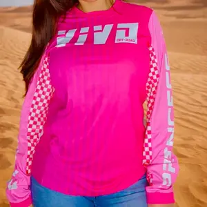 Women's Pink Riding Jersey- Offroad Long Sleeve OFF-ROAD PRINCESS- ATV,UTV,SXS,Motocross