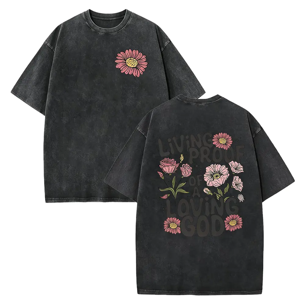Washed T-shirt-Black