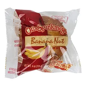 Individually Wrapped Banana Nut Muffins by Otis Spunkmeyer | 4 Ounce | Pack of 12 Individually Wrapped Banana Nut Muffins by Otis Spunkmeyer | 4 Ounce | Pack of 12
