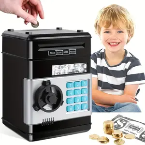 Youngsters's Penny Bank, safe PennyBank with voice prompts, Youngsters's password lock, musicalYoungsters's ATM machine, suitable for boys and girls aged 3+, birthdaygift, Easter gift