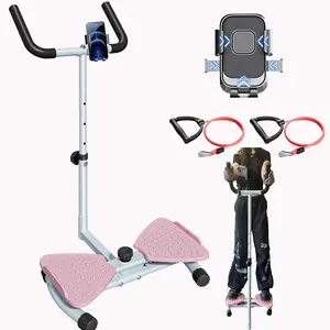 Waist Twisting Machine with Handlebar, Ab Twister Board with Phone Holder, 330 lbs Capacity Waist Twister for Women Belly Fat, Home Gym Exercise Equipment for Slim Waist and Core Ab Exercise