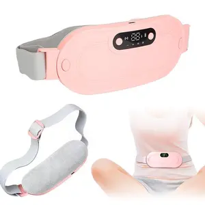Menstrual Heating Pad Period Camp Smart Uterus Warmer Belt - Vibrating Massage for Relief from Waist Cramps and Abdominal Pain anniversary gift