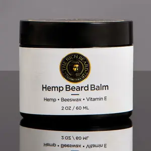 The Rich Beard ~ Beard Balm ~ Promotes Healthy Beard Growth Reduces inflammation Tame fly-away hairs beard care