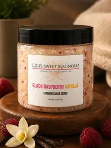 GiGi's Sweet Magnolia Foaming Sugar Scrub - Silky Body Care Exfoliate Cleanser for Gentle Exfoliation, Cleansing, and Moisturizing All Skin Types, Single Item Moisturizer