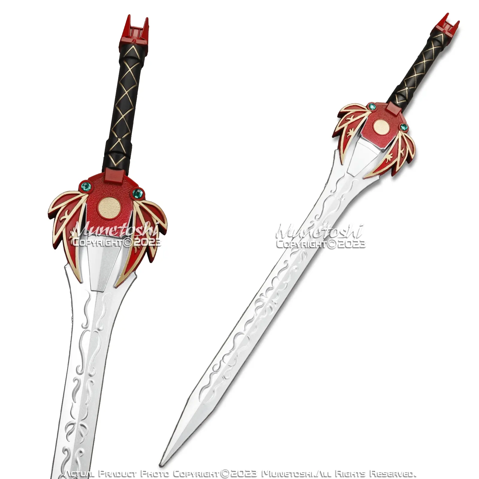 Munetoshi 39.5” Foam Mighty Power Red Ranger Sword Super Sentai Show Anime Cosplay Prop