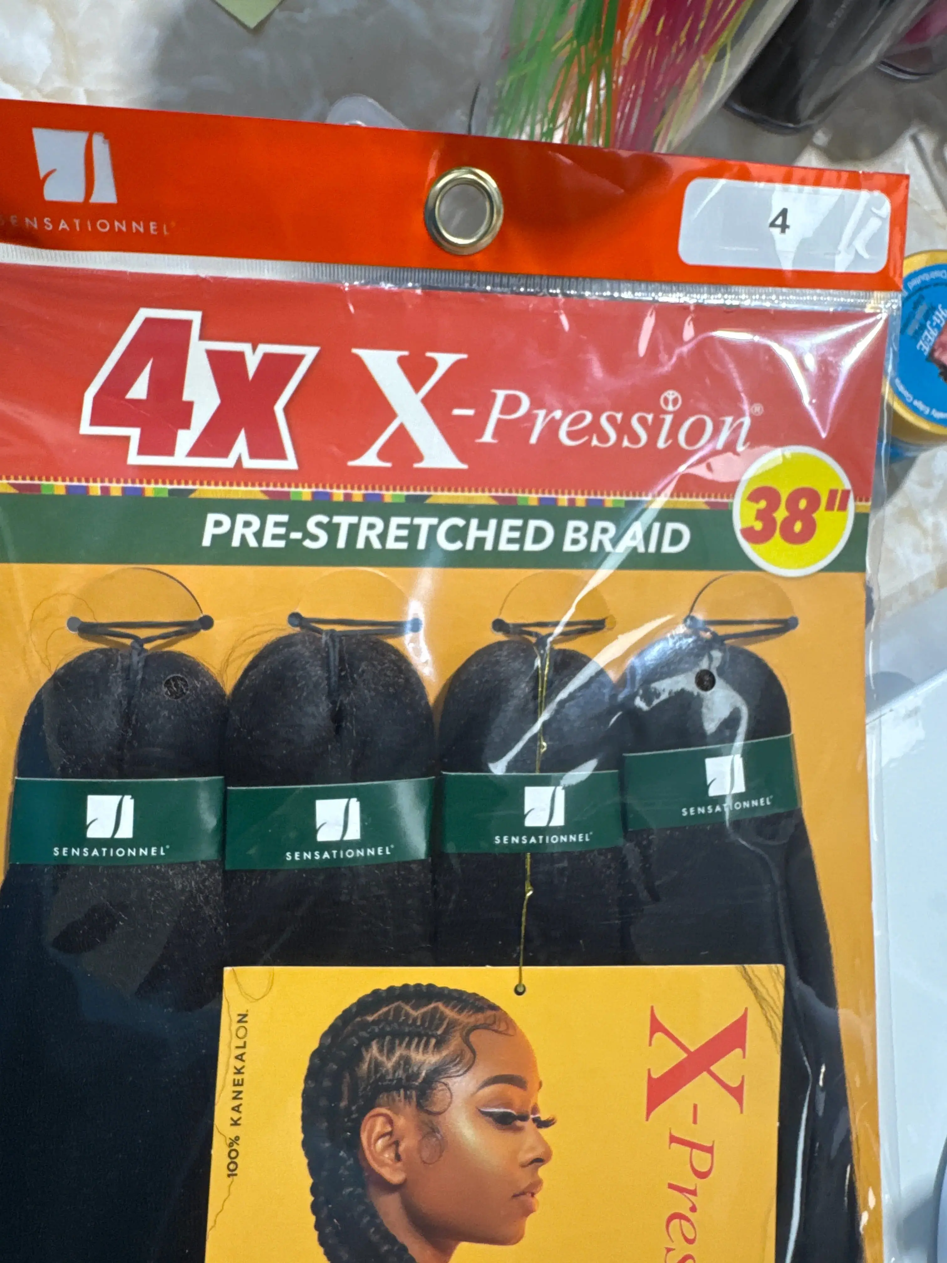 SENSATIONNEL 4X PRE-STRETCHED BRAID HAIR