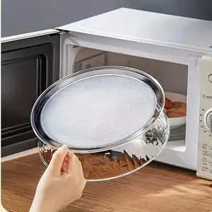Microwave Splatter Cover, Kitchen Splatter Shield, High Temperature Resistant Food Lid, Foldable Insect Proof, Detachable Washable Vegetable Bowl, Outdoor BBQ Grill, Kitchen Tool